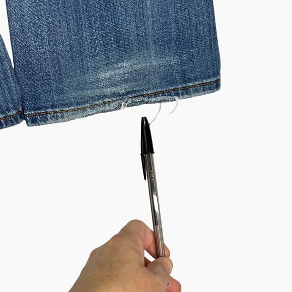 Lucky Brand Sofia Boot Low Rise Denim Jeans Size 8 Womens - Picture 10 of 16